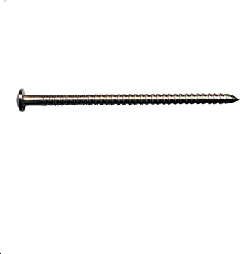 Pointes tête bombée tige annelée inox A2 2,70 x 70 mm (1 kg/~  310 pc)